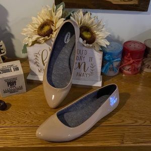 Tan great condition flats comfort of Dr Scholls